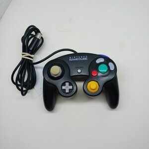 OEM Nintendo Gamecube Controller Black, Used, Tested - Works